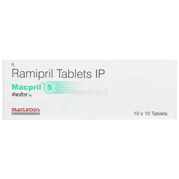 macpril 5mg tablet 10's
